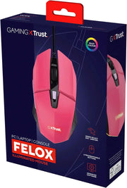 Souris Gamer Trust  - GTX 109P - Filaire Rose - Pixel 404Souris Gamer Trust  - GTX 109P - Filaire Rose