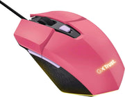 Souris Gamer Trust  - GTX 109P - Filaire Rose - Pixel 404Souris Gamer Trust  - GTX 109P - Filaire Rose