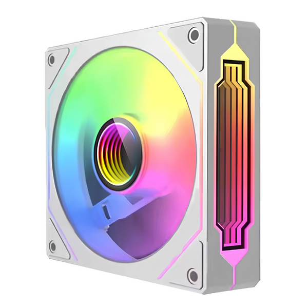 Ventilateur boîtier PC Prism 4 Pro 12 cm ARGB blanc
