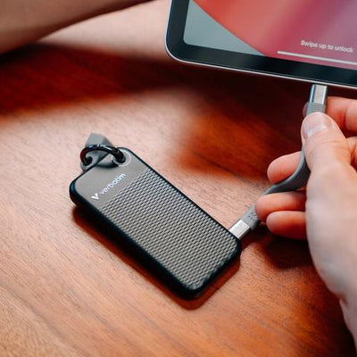SSD Externe Verbatim Pocket 512 Go (Noir/Gris)