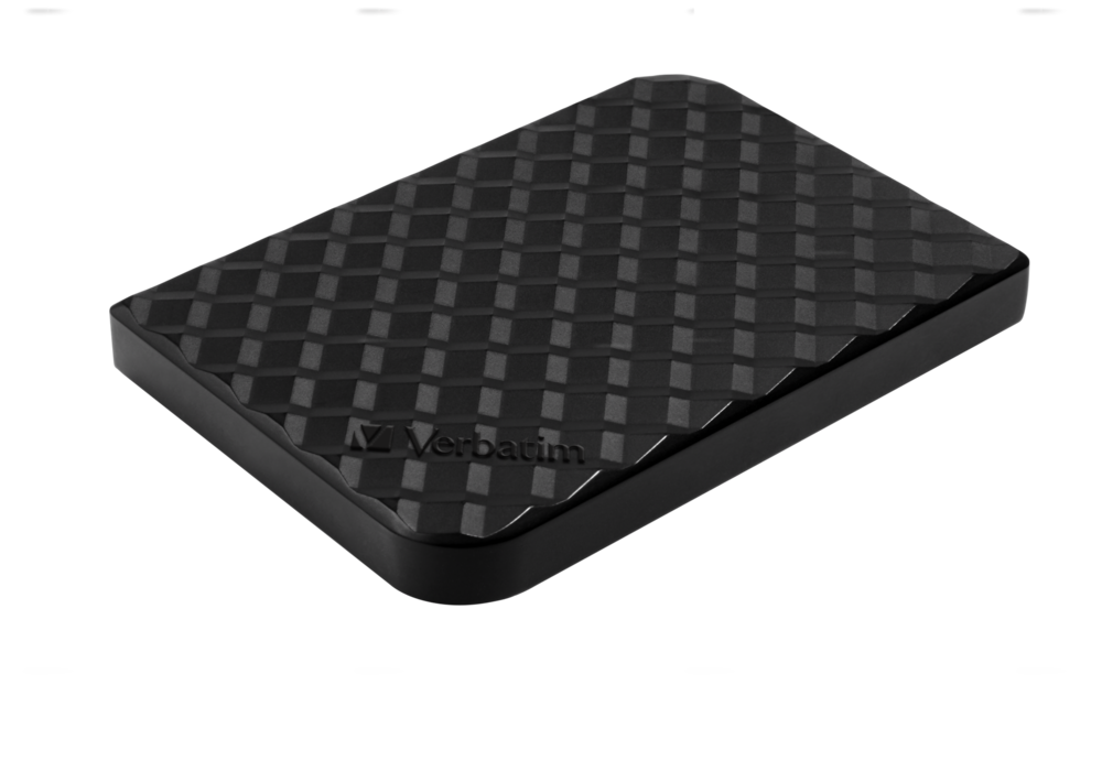Disque dur externe Verbatim Store'n'Go 1 To noir, vue en angle